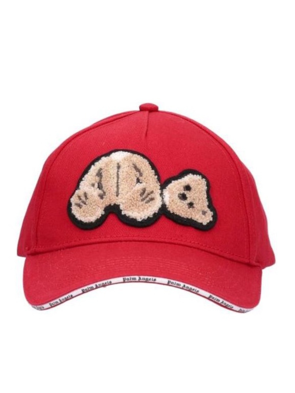 Palm Angels Red Baseball Cap with Branded Interior 🧸❤️